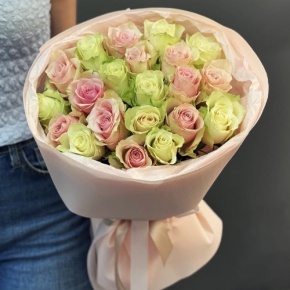 Букет из 21 нежной розы (40 см) в Ивантеевке