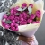 Букет "Малиновый бисквит" из кустовых и пионовидных роз и эвкалипта в Ивантеевке