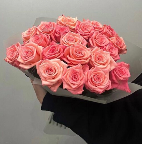 Букет из 21 розовой розы (50 см) в Ивантеевке
