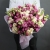 Букет "Сладкая жизнь" из кустовых пионовидных роз и эустом в Ивантеевке