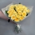 Букет из 21  из пионовидной розы Баттеркап (60 см) в Ивантеевке