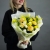 Букет "Мимозка" из нарциссов, диантусов и мимозы в Ивантеевке
