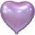 Сердце сиреневое фольгированный шар с гелием (45 см) в Ивантеевке