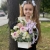 Композиция с георгинами на 1 сентября в белом ящике в Ивантеевке Композиция с георгинами на 1 сентября в белом ящике в Ивантеевке