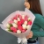 Букет из 25 кораллово-белых тюльпанов в Ивантеевке