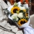 Букет "Солнечный цветочек" из подсолнуха, гиперикума, хризантем и орнитагалума в Ивантеевке