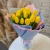 Букет из 15 жёлтых тюльпанов в Ивантеевке